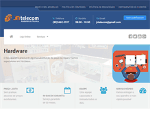 Tablet Screenshot of jntelecom.com.br